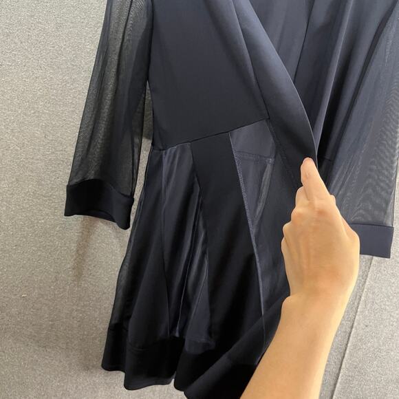 R&M Collection Cardigan Women Size 8 Dark Blue Casual Top Ladies - Picture 4 of 12